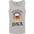 German Beer It's in My DNA Funny Germany Mens Vest Tank Top Sports Grey