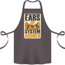 German Shepherd System Armed Cotton Apron 100% Organic Dark Grey
