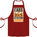 German Shepherd System Armed Cotton Apron 100% Organic Maroon