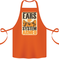 German Shepherd System Armed Cotton Apron 100% Organic Orange