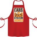 German Shepherd System Armed Cotton Apron 100% Organic Red