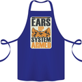 German Shepherd System Armed Cotton Apron 100% Organic Royal Blue