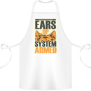 German Shepherd System Armed Cotton Apron 100% Organic White