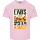 German Shepherd System Armed Kids T-Shirt Childrens Light Pink
