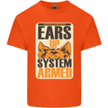 German Shepherd System Armed Kids T-Shirt Childrens Orange