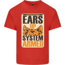 German Shepherd System Armed Kids T-Shirt Childrens Red
