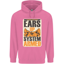 German Shepherd System Armed Mens 80% Cotton Hoodie Azelea