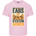 German Shepherd System Armed Mens Cotton T-Shirt Tee Top Light Pink