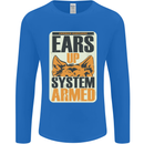 German Shepherd System Armed Mens Long Sleeve T-Shirt Royal Blue