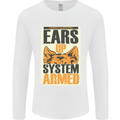 German Shepherd System Armed Mens Long Sleeve T-Shirt White