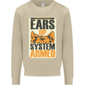 German Shepherd System Armed Mens Sweatshirt Jumper Sand