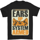 German Shepherd System Armed Mens T-Shirt Cotton Gildan Black