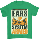 German Shepherd System Armed Mens T-Shirt Cotton Gildan Irish Green