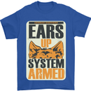 German Shepherd System Armed Mens T-Shirt Cotton Gildan Royal Blue