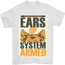 German Shepherd System Armed Mens T-Shirt Cotton Gildan White