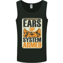 German Shepherd System Armed Mens Vest Tank Top Black