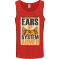 German Shepherd System Armed Mens Vest Tank Top Red