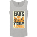 German Shepherd System Armed Mens Vest Tank Top Sports Grey