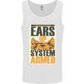 German Shepherd System Armed Mens Vest Tank Top White