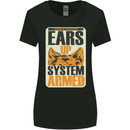 German Shepherd System Armed Womens Wider Cut T-Shirt Black