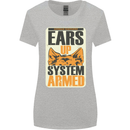 German Shepherd System Armed Womens Wider Cut T-Shirt Sports Grey