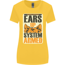 German Shepherd System Armed Womens Wider Cut T-Shirt Yellow