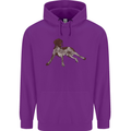 German Shorthaired Pointer Dog Childrens Kids Hoodie Purple