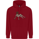 German Shorthaired Pointer Dog Childrens Kids Hoodie Red