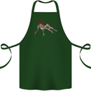 German Shorthaired Pointer Dog Cotton Apron 100% Organic Forest Green