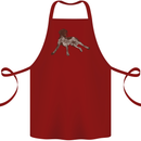 German Shorthaired Pointer Dog Cotton Apron 100% Organic Maroon