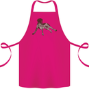 German Shorthaired Pointer Dog Cotton Apron 100% Organic Pink