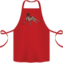 German Shorthaired Pointer Dog Cotton Apron 100% Organic Red