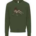 German Shorthaired Pointer Dog Kids Sweatshirt Jumper Forest Green