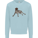 German Shorthaired Pointer Dog Kids Sweatshirt Jumper Light Blue