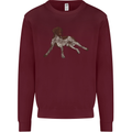 German Shorthaired Pointer Dog Kids Sweatshirt Jumper Maroon