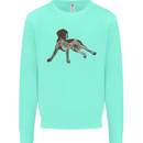 German Shorthaired Pointer Dog Kids Sweatshirt Jumper Peppermint