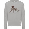 German Shorthaired Pointer Dog Kids Sweatshirt Jumper Sports Grey