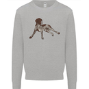 German Shorthaired Pointer Dog Kids Sweatshirt Jumper Sports Grey