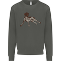 German Shorthaired Pointer Dog Kids Sweatshirt Jumper Storm Grey