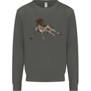 German Shorthaired Pointer Dog Kids Sweatshirt Jumper Storm Grey