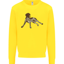 German Shorthaired Pointer Dog Kids Sweatshirt Jumper Yellow