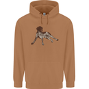 German Shorthaired Pointer Dog Mens 80% Cotton Hoodie Caramel Latte