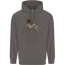 German Shorthaired Pointer Dog Mens 80% Cotton Hoodie Charcoal