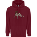 German Shorthaired Pointer Dog Mens 80% Cotton Hoodie Maroon