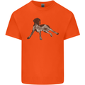 German Shorthaired Pointer Dog Mens Cotton T-Shirt Tee Top Orange