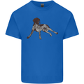 German Shorthaired Pointer Dog Mens Cotton T-Shirt Tee Top Royal Blue