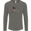 German Shorthaired Pointer Dog Mens Long Sleeve T-Shirt Charcoal