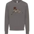 German Shorthaired Pointer Dog Mens Sweatshirt Jumper Charcoal