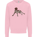 German Shorthaired Pointer Dog Mens Sweatshirt Jumper Light Pink