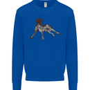 German Shorthaired Pointer Dog Mens Sweatshirt Jumper Royal Blue